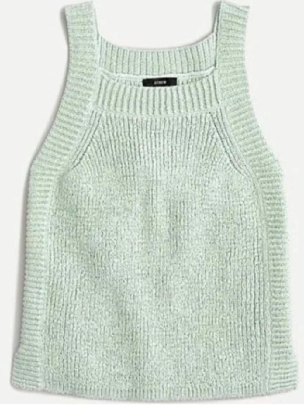 J.Crew Light green knit tank top 
Pale Mint